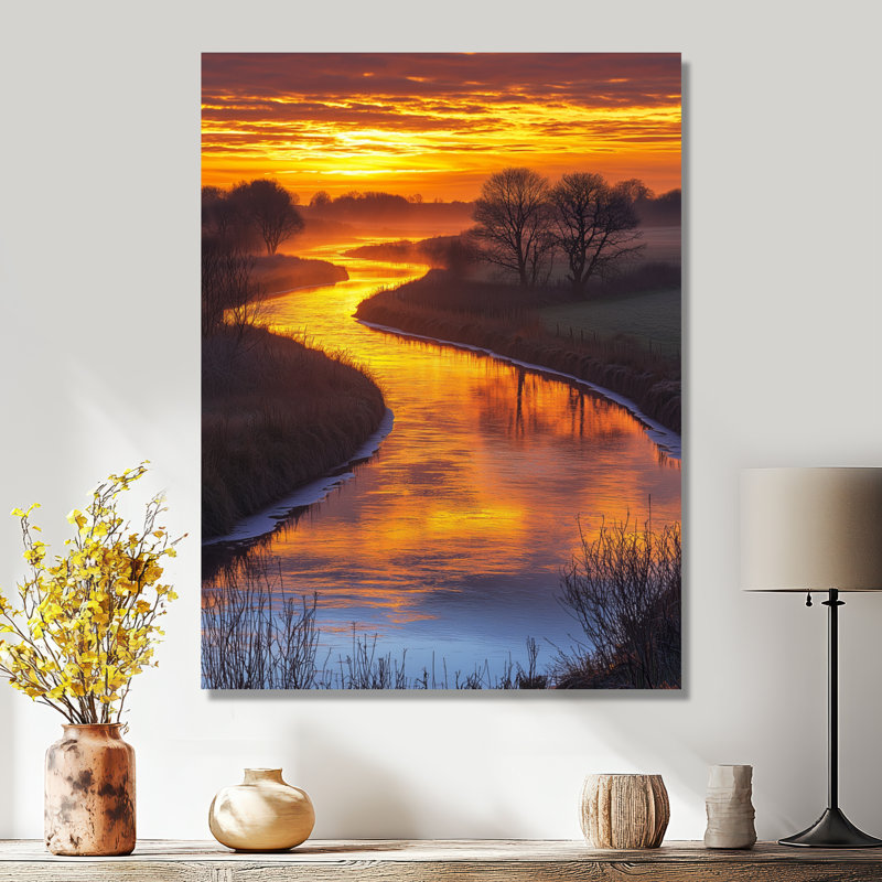 Gilsdorf - Cottage Wall Art Living Room, Toile tendue, Ne s’applique pas, H 32 po x l 24 po