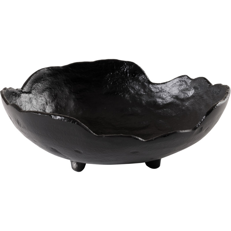 Bol en aluminium noir Calyx, Black
