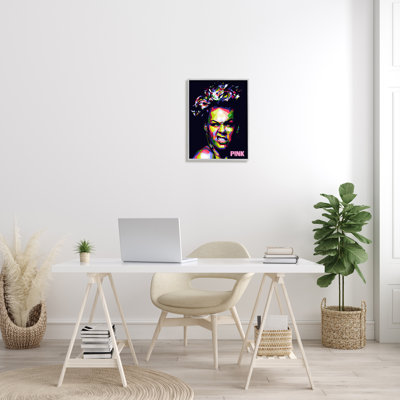 Portrait moderne rose par Birch & Ink - impression