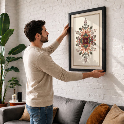 Mandala Botanical - Framed Print