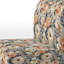 Coral Rustic Elegance Floral Pattern - Upholstered Cottage Accent Slipper Chair