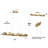 Bhagwan 6 - Light Kitchen Island Linear LED Pendant