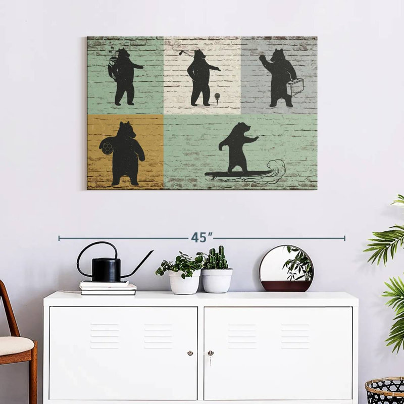 Impression sur toile à thème sport, H 24 po x l 36 po x P 1,25 po