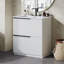 Meuble-lavabo autoportant de 30 po avec lavabo en céramique et tiroirs à extension complète-2132280675
