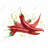 hot peppers - 32"x32" art on canvas