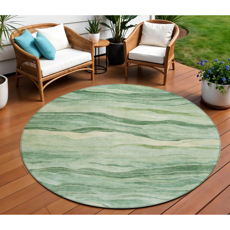 Tapis rond 8 po