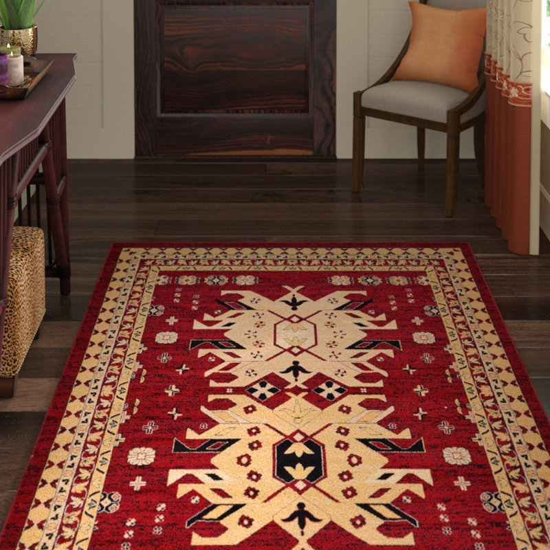 Tapis rouge Eesi, Rectangle 9 pi 10 po x 13 pi 1 po