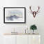 Moody Winter Mountain in Austria - Picture Frame Graphic Art Print-55732170-55732171
