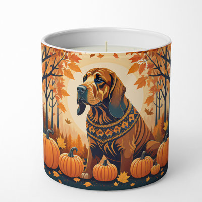 Bougie parfumée Pumpkin Spice avec support en céramique