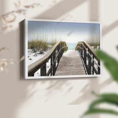 Be Happy Walkway - Reproduction encadrée - Restickable