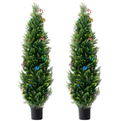 Artificial Cedar Topiary