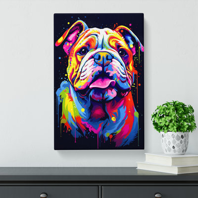 British Bulldog Futurism - No Frame Print
