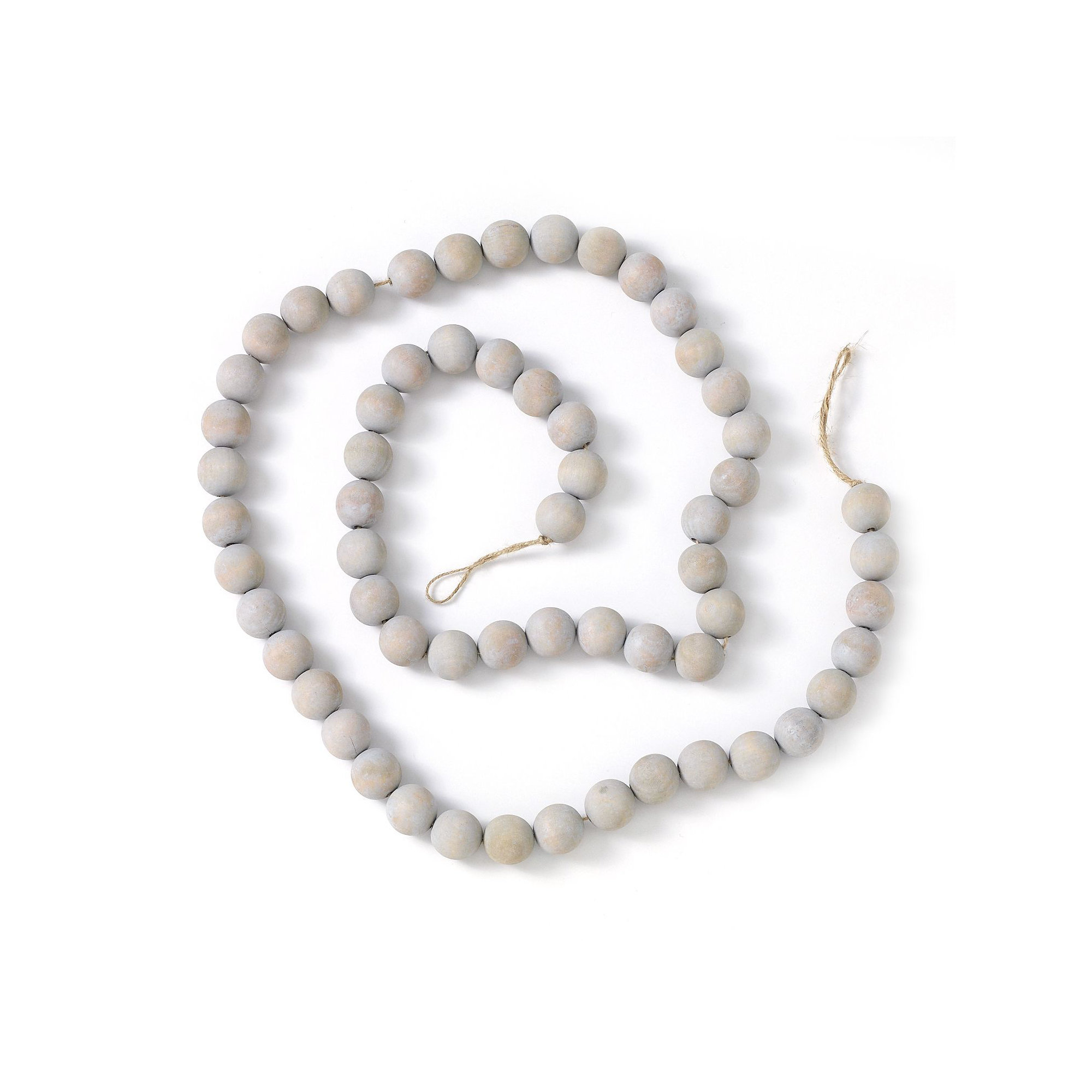 6'2" Gray Bead Novelty Garland