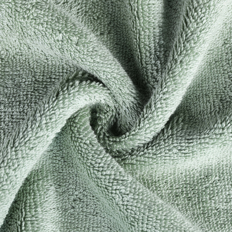 Oversized Sage Egyptian Cotton Washcloth Set