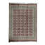 Hand-Knotted High-Quality Red and Gray Area Rug