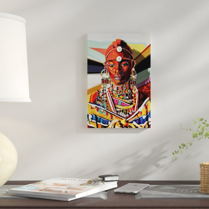 «Kenya», impression sur toile, H 18 po x l 12 po x P 1,5 po, Pas de tapis, Toile tendue