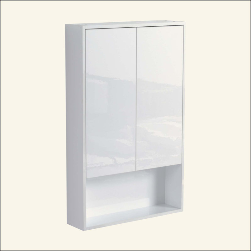 Bathroom Wall Cabinet, Soft Close Doors, Float Mounting Design