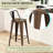 Metal Counter And Bar Stools-1844655996