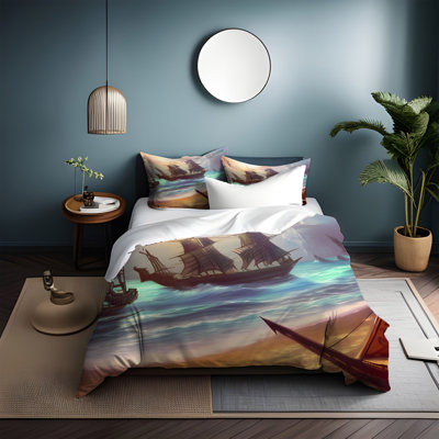Polyester Abstract Duvet Cover