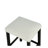 Dining Table Storage Side Shelves 2X Stools High Gloss Table Top / 3Pc Dining Set