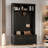 Versatile 4-in-1 Hall Tree With 6 Golden Hooks, Bench, Coat Rack And 2 Drawers-2048375305