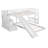 Stairway Twin Over Twin 2- Drawers Bunk Bed With Stairs and Slide-309869548