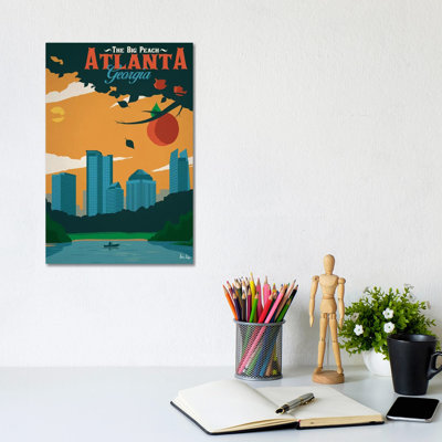 Atlanta by IdeaStorm Studios - Wrapped Canvas Print