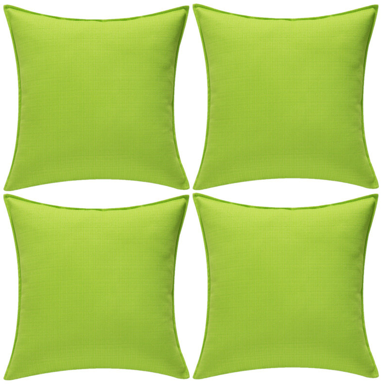 Designer Outdoor Waterproof Pillow Covers Outdoor Reversible Pillow Cover, Apple Green