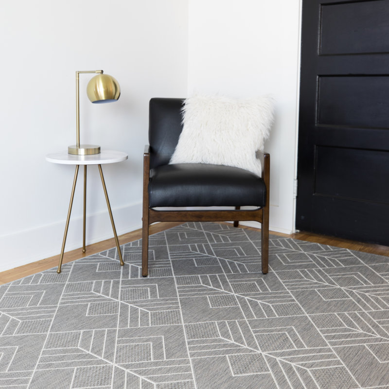 Pleione Geometric Flatweave Area Rug, Rectangel 80 x 150cm