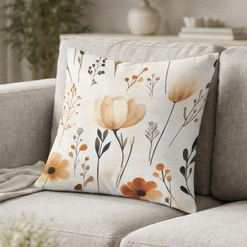 Coussin décoratif bohème Boho, H 16 po x l 16 po