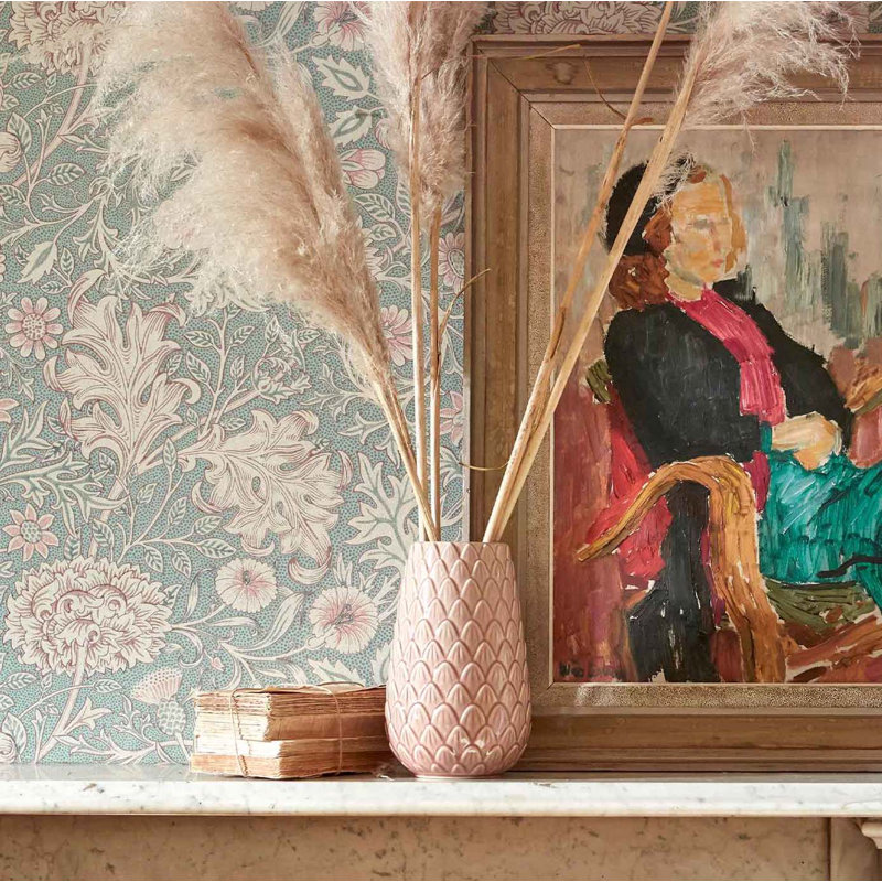 Double Bough 10.05m x 52cm Matte Wallpaper Roll, Green
