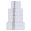 Josann Turkish Cotton Ultra-Plush Solid 10 Piece Highly Absorbent Heavyweight Towel Set-674498897