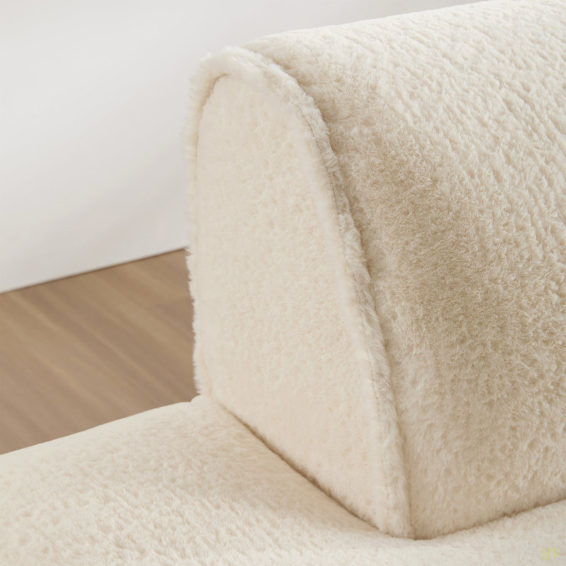 Canapé-lit modulaire surdimensionné de 90,0 po, entièrement compressé, spacieux et rembourré de mousse pour le salon, conception adaptée aux personnes âgées, combinaison de 2 PC gratuite, aucun assemblage requis