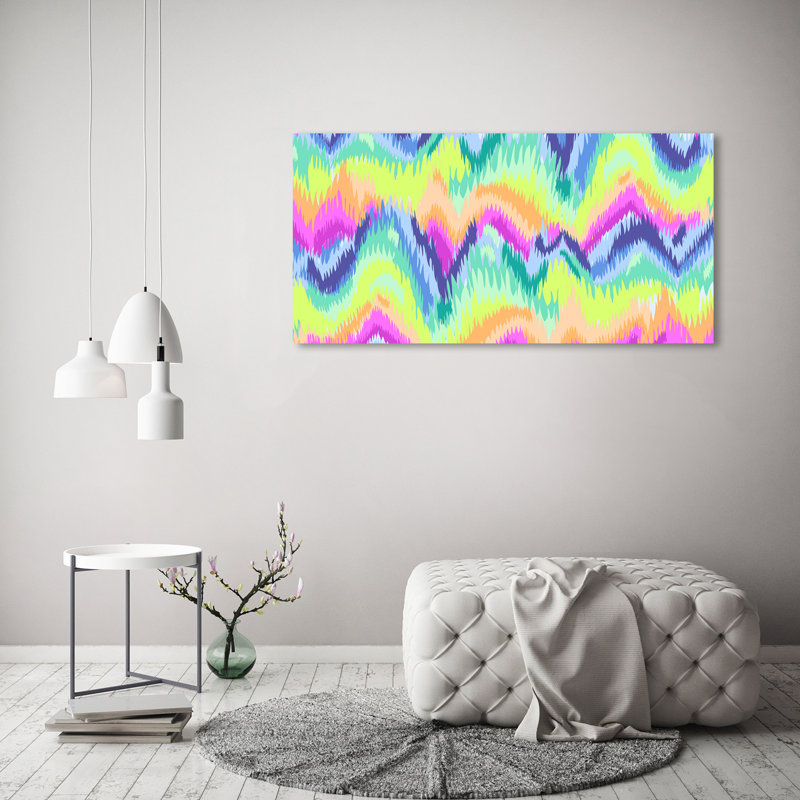 Rainbow Background - Wrapped Canvas Print