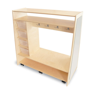 6 Compartment Manufactured Wood Dress-Up Center