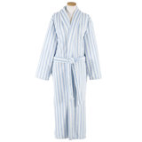 Bubble Stripe Fleece Robe