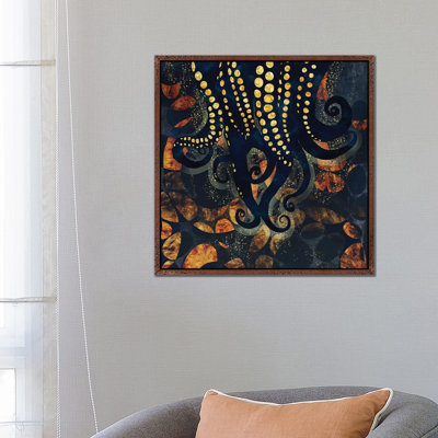 Metallic Ocean I - Print on Canvas