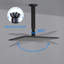 Grande pomme de douche fixe