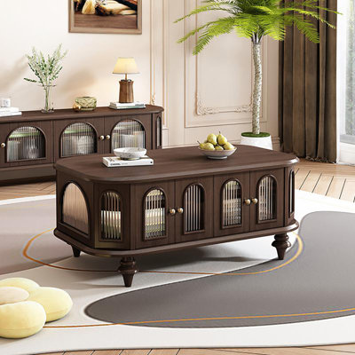 Simple and light luxury coffee table