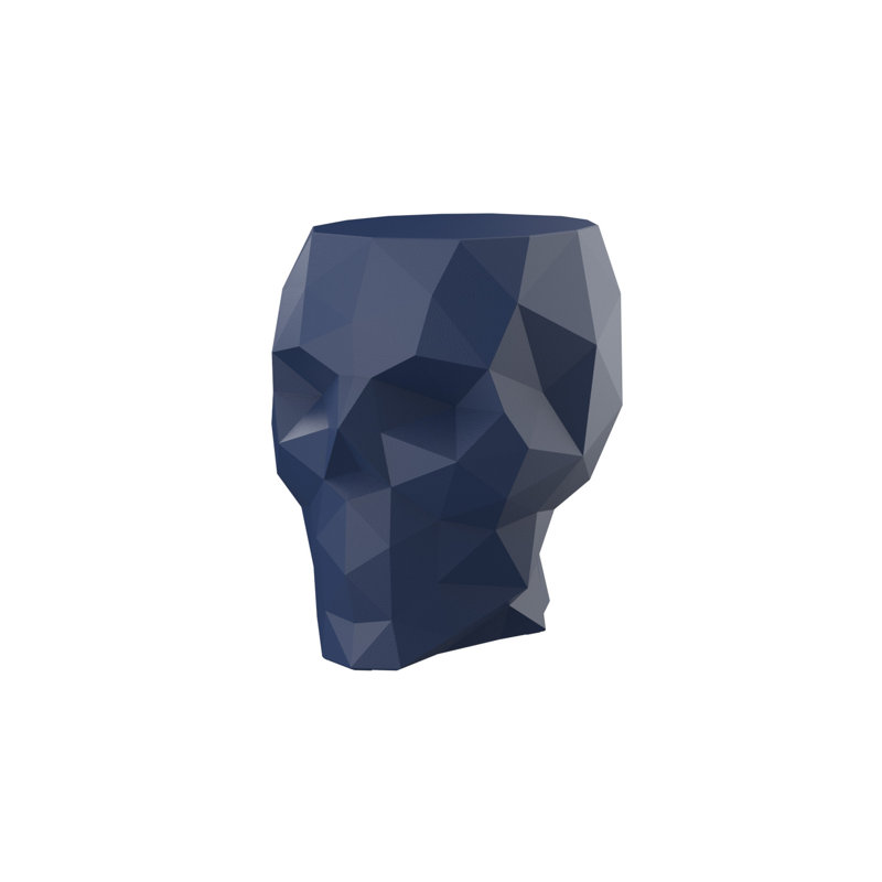 Crâne - Tabouret, Bleu