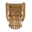 Chaise pliante inclinable Malibu résistante aux intempéries-369445154