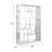 Egon 9-Shelf Geometric Bookcase-550972789