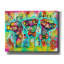 «Cool Ostriches» par Dean Russo, art mural sur toile-8839121