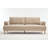 Upholstered Standard Sofa with Solid Wood Legs-750205381