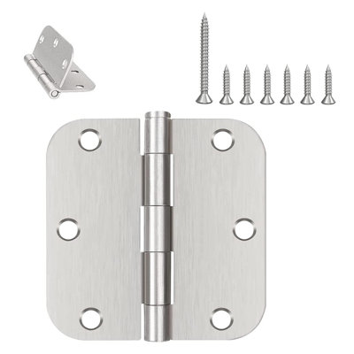 Door Hinges Brushed Nickel- 36 Pack