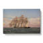 Najaden Ship Under Sail by Christoffer Wilhelm Eckersberg - Wrapped Canvas Print-61842257