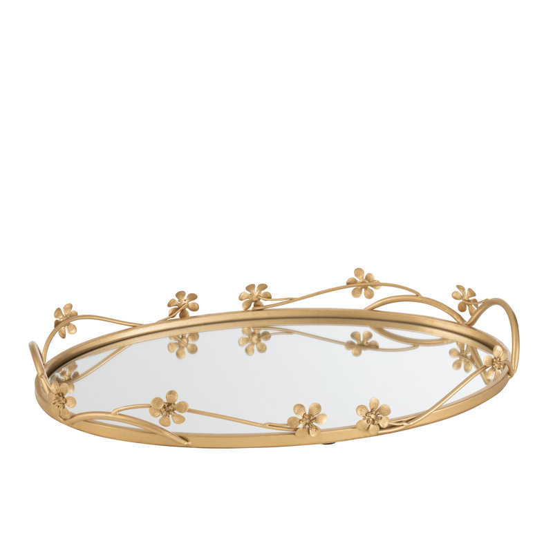 Aaira Glass Decorative Tray