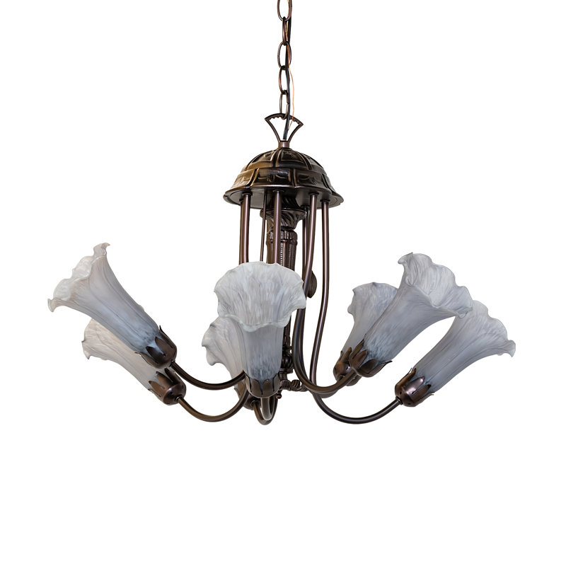 Jacumba 7 - Light Chandelier, Gray