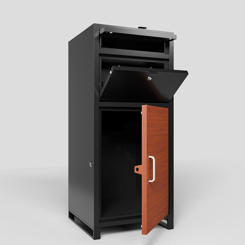 Boîte de rangement pour colis - et avec grand espace intérieur au sol