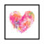 «Messy Heart», reproduction de peinture à l'aquarelle sur toile tendue-29050210-72804705-72804706